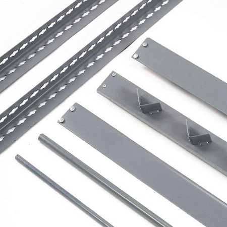 Global Industrial Axle Bracket Kit With One 1/2 Dia x 48L Axle 968555